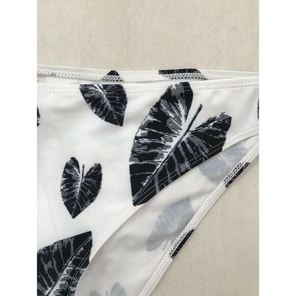 Rose Gal Plus Multicolor Floral String Bikini Bottom Swimwear - Picture 5 of 9